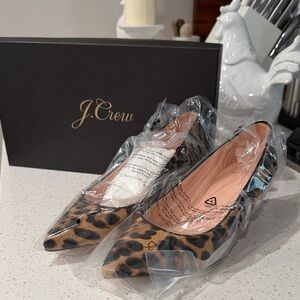 J. Crew Leopard Print Flats